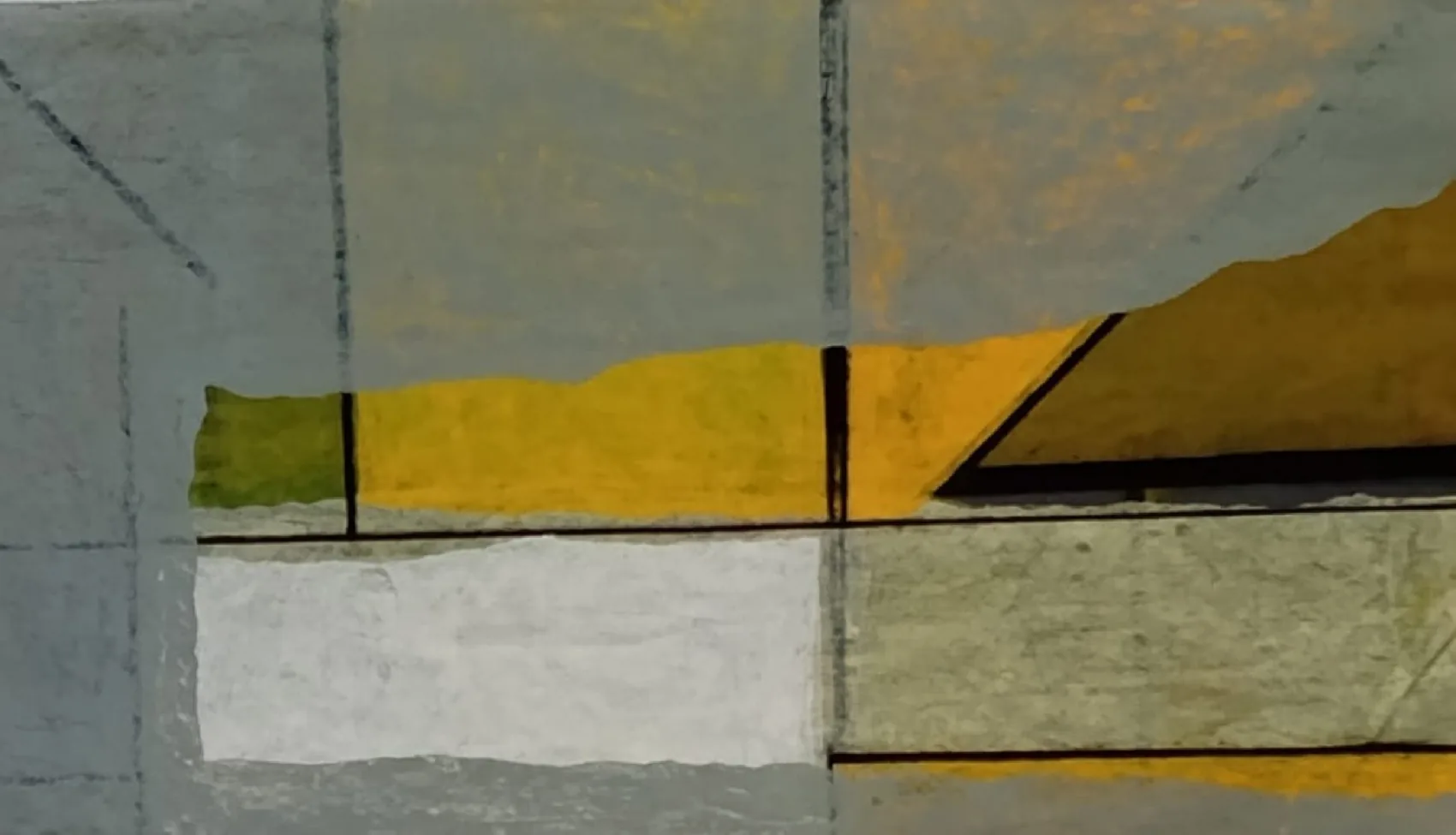 Intersección Urbana IV — Mixta sobre tela, 47 × 58 cm, 2024