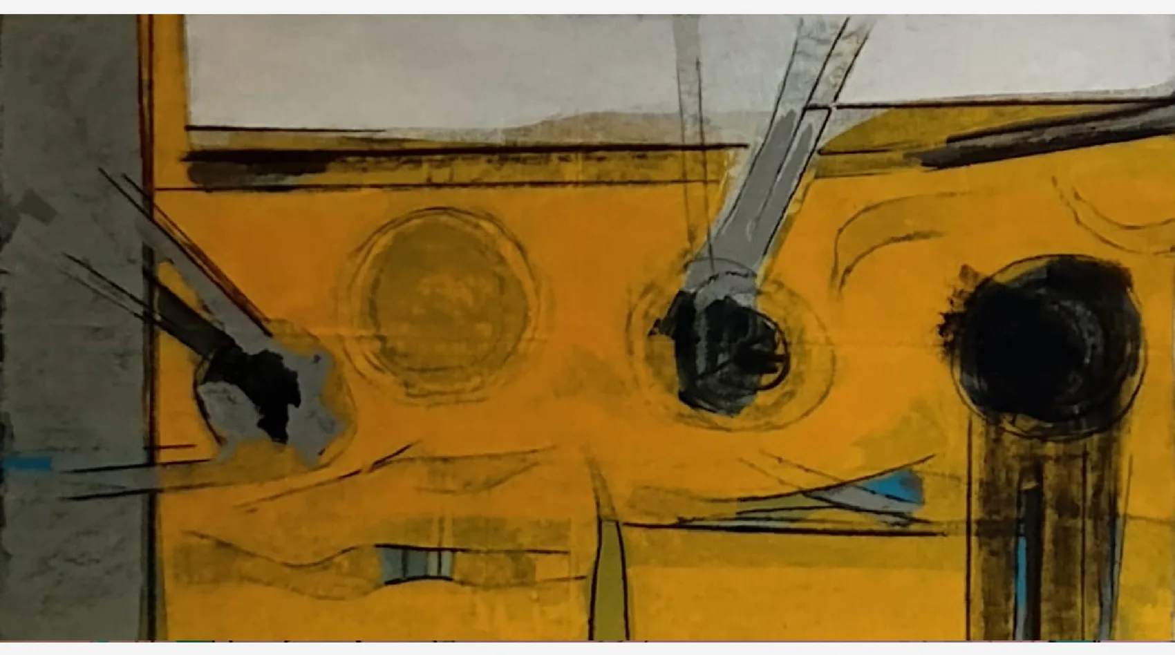 Otras Cartografías IX — Mixta sobre tela, 70 × 41 cm, 2024